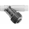 Filtre Y Série: 305 PVC-U (transparent)/EPDM Eempt de silicone PN10 Embout à coller 20mm
